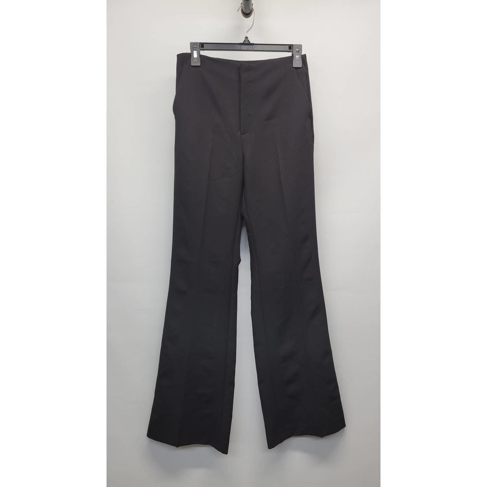 Mango Black Straight-Leg Women's Pants